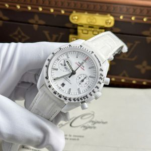 Omega Speedmaster White Side of The Moon Vỏ Gốm Trắng Replica Nhà Máy N1 (7)