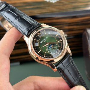 Patek Philippe Complications 5205 Replica 11 Cao Cấp Mặt Xanh Lá Cây Nhà Máy KM 40mm (2)