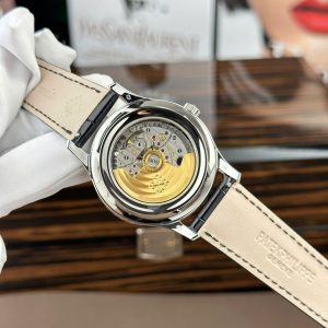 Patek Philippe Complications 5205 Replica Cao Cấp Mặt Xám Nhà Máy KM 40mm (2)