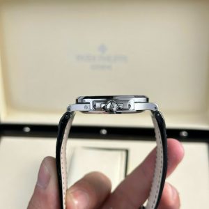 Patek Philippe Nautilus 5712 Rep 11 Cao Cấp Mặt Xám Dây Da Nhà Máy PPF 40mm (2)