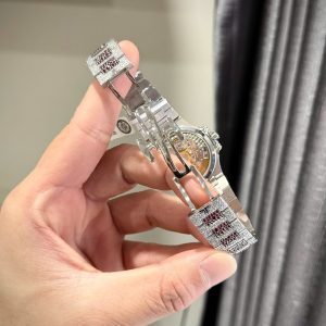 Patek Philippe Nautilus 7118 Replica 11 Đính Ruby Đỏ + Kim Cương Moissanite 35 (3)