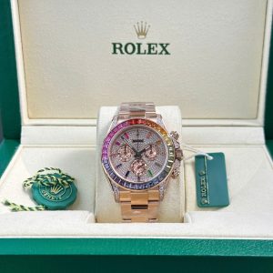 Rolex Cosmograph Daytona 116595 Rainbow Replica Cao Cấp Nhất Xưởng BT 40mm (13)