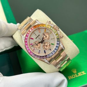 Rolex Cosmograph Daytona 116595 Rainbow Replica Cao Cấp Nhất Xưởng BT 40mm (13)