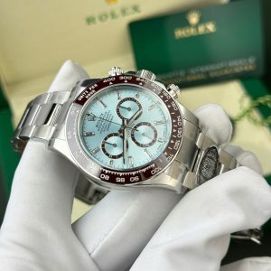 Rolex Cosmograph Daytona 126506 Rep 11 Cao Cấp Mặt Xanh Băng Cọc Số Đá Nhà Máy Clean 40mm (1)