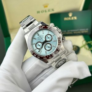 Rolex Cosmograph Daytona 126506 Rep 11 Cao Cấp Mặt Xanh Băng Cọc Số Đá Nhà Máy Clean 40mm (1)