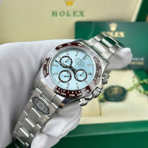 Rolex Cosmograph Daytona 126506 Rep 11 Cao Cấp Mặt Xanh Băng Cọc Số Đá Nhà Máy Clean 40mm (1)