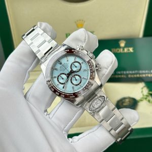 Rolex Cosmograph Daytona 126506 Rep 11 Cao Cấp Mặt Xanh Băng Cọc Số Đá Nhà Máy Clean 40mm (1)