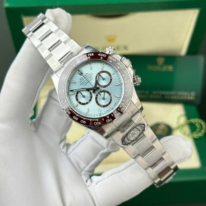 Rolex Cosmograph Daytona 126506 Rep 11 Mặt Xanh Băng Cọc Số Dạ Quang Nhà Máy Clean 40mm (2)