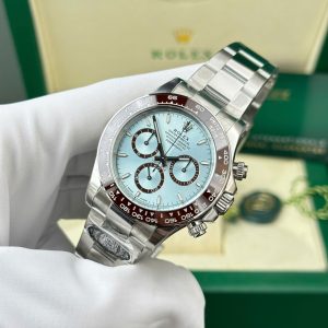 Rolex Cosmograph Daytona 126506 Rep 11 Mặt Xanh Băng Cọc Số Dạ Quang Nhà Máy Clean 40mm (2)