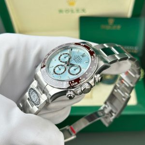 Rolex Cosmograph Daytona 126506 Rep 11 Mặt Xanh Băng Cọc Số Dạ Quang Nhà Máy Clean 40mm (2)