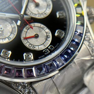 Rolex Daytona 116599 Rainbow Replica 11 Đính Đá Nhà Máy BT 40mm (6)