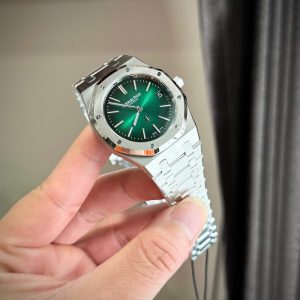 Audemars Piguet Royal Oak Jumbo Extra-thin 16202 Replica 11 Mặt Xanh Green 39mm (2)