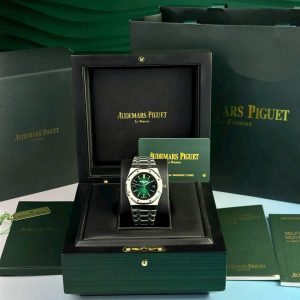 Audemars Piguet Royal Oak Jumbo Extra-thin 16202 Replica 11 Mặt Xanh Green 39mm (2)