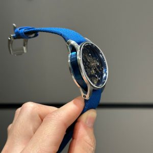 Audemars Piguet Tourbillon Openworked 26600 Rep 1 1 Máy Lộ Cơ Màu Xanh Blue 41mm (2)