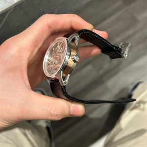 Audemars Piguet Tourbillon Openworked 26600 Rep 11 Cao Cấp Mặt Trắng Máy Lộ Cơ 41mm (2)