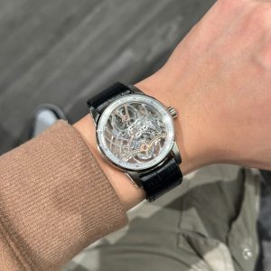Audemars Piguet Tourbillon Openworked 26600 Rep 11 Cao Cấp Mặt Trắng Máy Lộ Cơ 41mm (2)