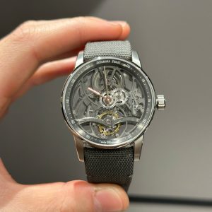 Audemars Piguet Tourbillon Openworked 26600 Replica 11 Màu Xám Máy Lộ Cơ 41mm (2)