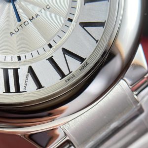 Cartier Ballon Bleu Replica 11 Nam Mặt Trắng Dây Kim Loại AF 42mm (2)
