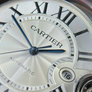 Cartier Ballon Bleu Replica 11 Nam Mặt Trắng Dây Kim Loại AF 42mm (2)