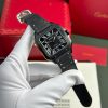 Cartier Santos Nam Replica 11 Màu Đen Dây Cao Su Nhà Máy BV 39 (2)