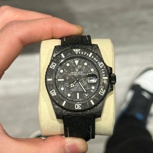 Đồng Hồ Rolex Submariner DIW Replica 11 Cao Cấp Vỏ Carbon Màu Đen 40mm (2)