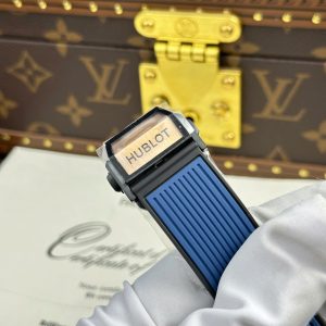 Hublot Chế Tác Spirit Of Big Bang King Gold Viền Gốm Xanh Blue BBF 42mm (1)