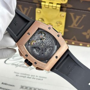 Hublot Chế Tác Spirit Of Big Bang King Gold Viền Gốm Xanh Blue BBF 42mm (1)