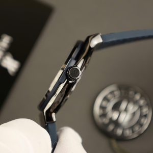 Hublot Classic Fusion Rep 11 Cao Cấp Vỏ Gốm Đen Máy SW300 Màu Xanh Blue 42mm (2)