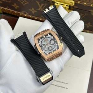 Hublot Spirit Of Big Bang King Gold Replica 11 Mặt Xám Nhà Máy BBF 42mm (2)