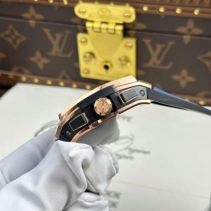 Hublot Spirit Of Big Bang King Gold Replica 11 Mặt Xanh Blue Nhà Máy BBF 42mm (2)