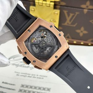 Hublot Spirit Of Big Bang King Gold Replica 11 Mặt Xanh Blue Nhà Máy BBF 42mm (2)