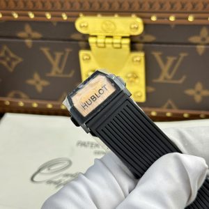 Hublot Spirit Of Big Bang King Gold Replica Cao Cấp Viền Gốm Đen Nhà Máy BBF 42mm (2)