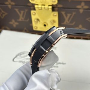Hublot Spirit Of Big Bang King Gold Replica Cao Cấp Viền Gốm Đen Nhà Máy BBF 42mm (2)