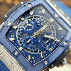 Hublot Spirit Of Big Bang Titanium Replica 1 1 Viền Gốm Xanh Nhà Máy BBF 42mm (2)