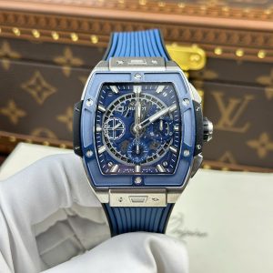 Hublot Spirit Of Big Bang Titanium Replica 1 1 Viền Gốm Xanh Nhà Máy BBF 42mm (2)