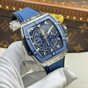 Hublot Spirit Of Big Bang Titanium Replica 1 1 Viền Gốm Xanh Nhà Máy BBF 42mm (2)