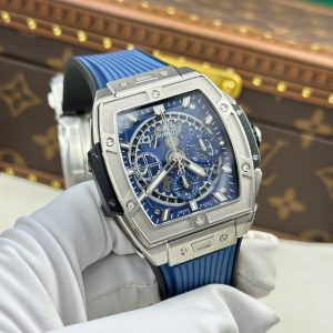 Hublot Spirit Of Big Bang Titanium Replica 11 Màu Xanh Blue Nhà Máy BBF 42mm (2)