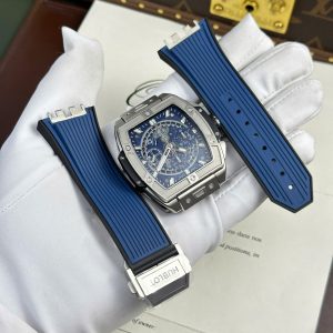 Hublot Spirit Of Big Bang Titanium Replica 11 Màu Xanh Blue Nhà Máy BBF 42mm (2)