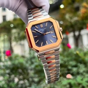 Patek Philippe Cubitus 5821 Rep 11 Cao Cấp Mặt Vuông Màu Xanh Blue 45mm (2)