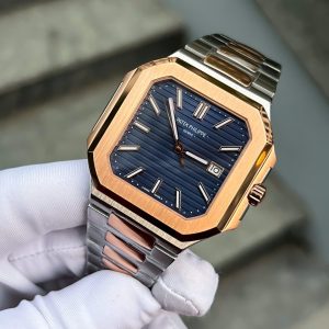 Patek Philippe Cubitus 5821 Rep 11 Cao Cấp Mặt Vuông Màu Xanh Blue 45mm (2)