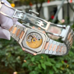 Patek Philippe Cubitus 5821 Rep 11 Cao Cấp Mặt Vuông Màu Xanh Blue 45mm (2)