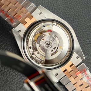 Rolex DateJust Chế Tác Bọc Vàng Thật Mặt Khảm Xà Cừ 41mm (2)