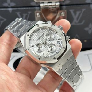 Audemars Piguet Rep 11 Royal Oak 26240ST Mặt Trắng Nhà Máy APS 41mm (6)