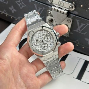 Audemars Piguet Rep 11 Royal Oak 26240ST Mặt Trắng Nhà Máy APS 41mm (6)