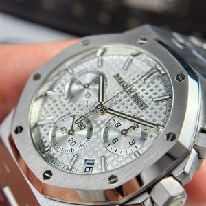 Audemars Piguet Rep 11 Royal Oak 26240ST Mặt Trắng Nhà Máy APS 41mm (6)