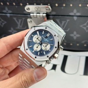 Audemars Piguet Replica Cao Cấp Royal Oak 26331 Chronograph Mặt Xanh Blue 41mm (1)