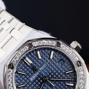 Audemars Piguet Royal Oak Replica 11 Mặt Xanh Blue Dây Kim Loại 34mm (2)