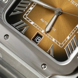 Cartier Santos WSSA0064 Replica 11 Mặt Nâu Nhà Máy BV 39 (2)