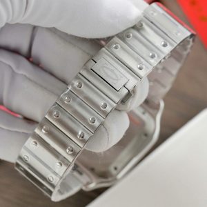 Cartier Santos WSSA0064 Replica 11 Mặt Nâu Nhà Máy BV 39 (2)