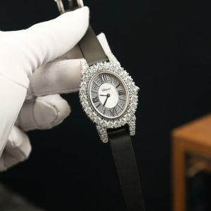 Chopard L’heure Du Diamant Oval Chế Tác Đính Full Kim Cương Moissanite 34mm (2)